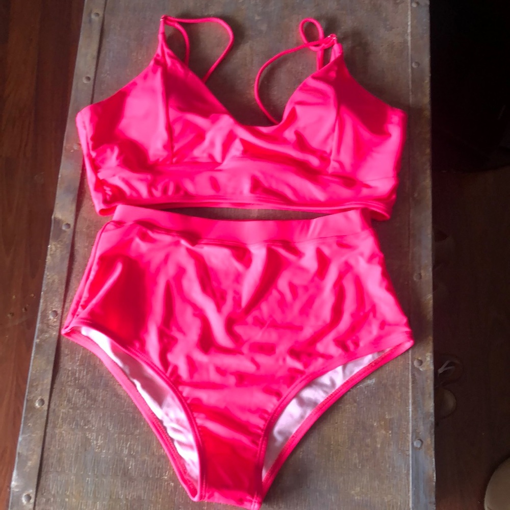 Pink bikini